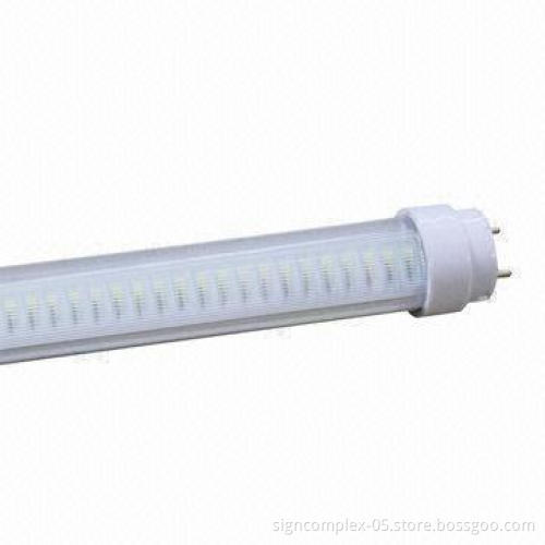 T8 LED Tube with 100 to 240/277V AC Rated Input Voltage and 15W Power